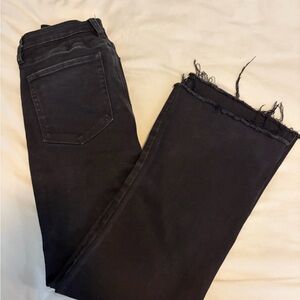 Black Distressed Women's Jeans